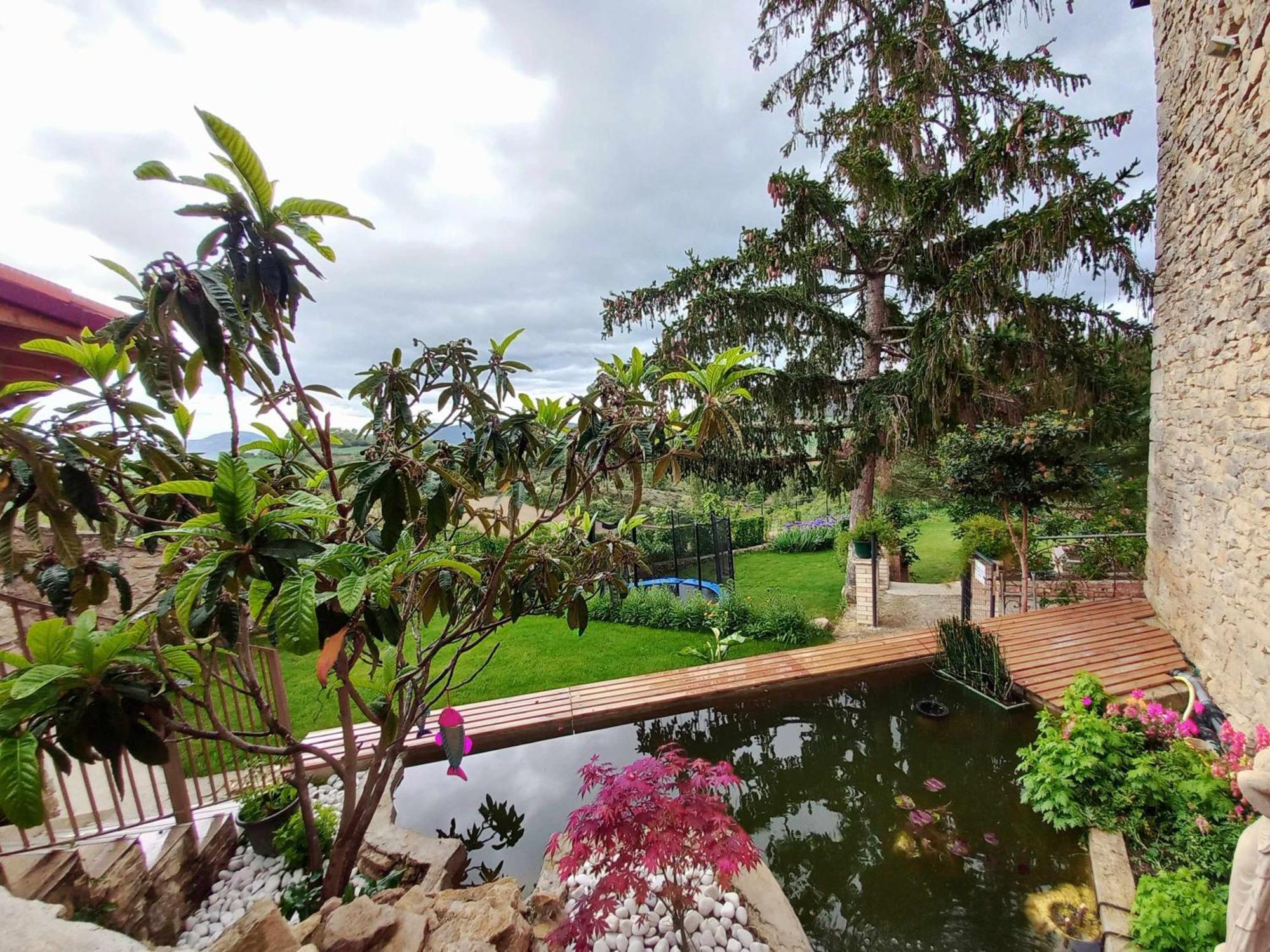 Casa Albaitar Con Piscina Y Sala De Juegos Azcona Dış mekan fotoğraf