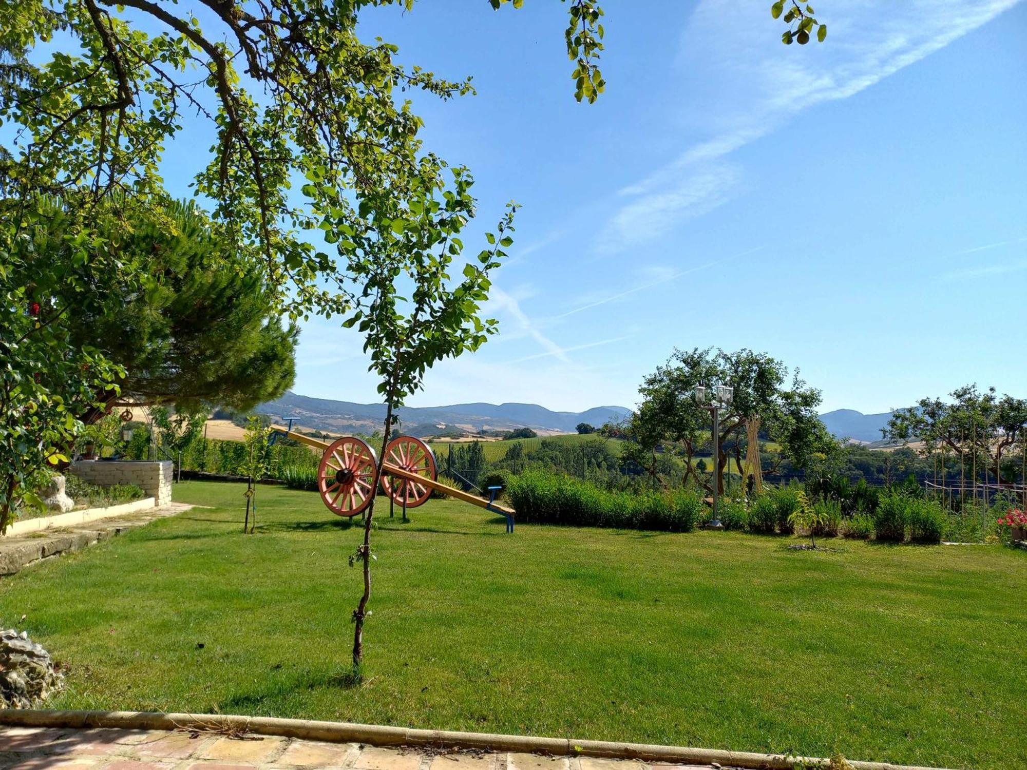 Casa Albaitar Con Piscina Y Sala De Juegos Azcona Dış mekan fotoğraf